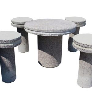 BFA Picnic Set & 4 Stools - Image 1