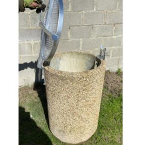 Concrete Monkey Proof Bin 600 Round Bin - Image 3