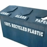 3 Sectional Eco Recycling Bin