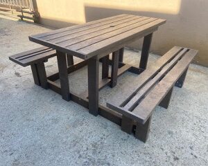 Eco Recycled Plastic Tables & Benches 1