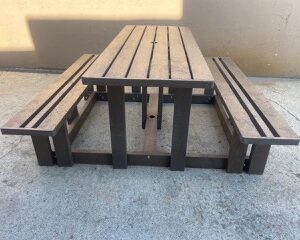 Eco Recycled Plastic Tables & Benches - Image 4