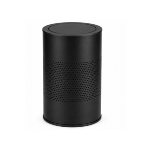 Perforated-Waste-Bin-with-Swivel-Top-(-Black)