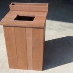 Square Cigarette Bin
